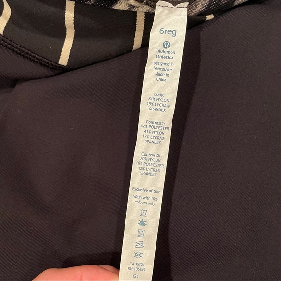 Lululemon Astro Yoga Pant *Full-on Luon, 6 Regular - Picture 8 of 11